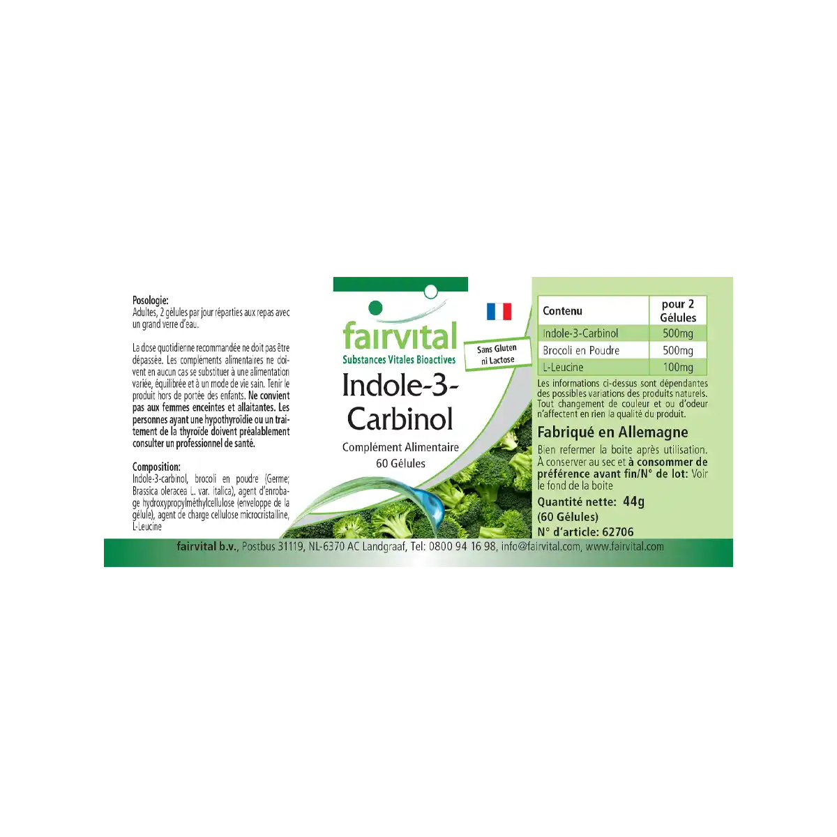 Indole-3-Carbinol - 60 Capsules Indole-3-Carbinol - 60 Capsules