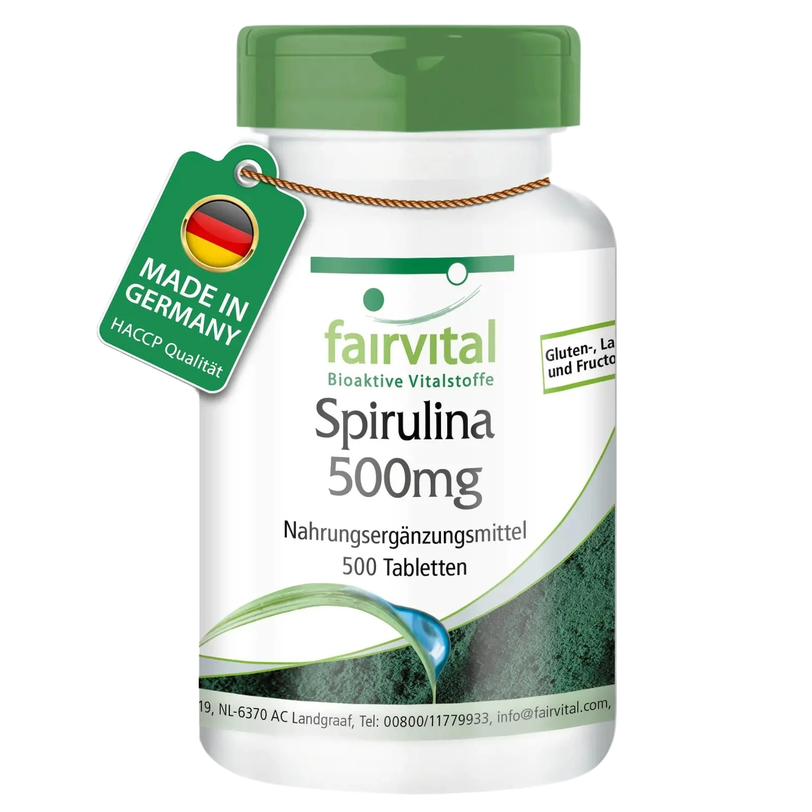 Spiruline 500mg - 500 comprimés Spiruline 500mg - 500 comprimés