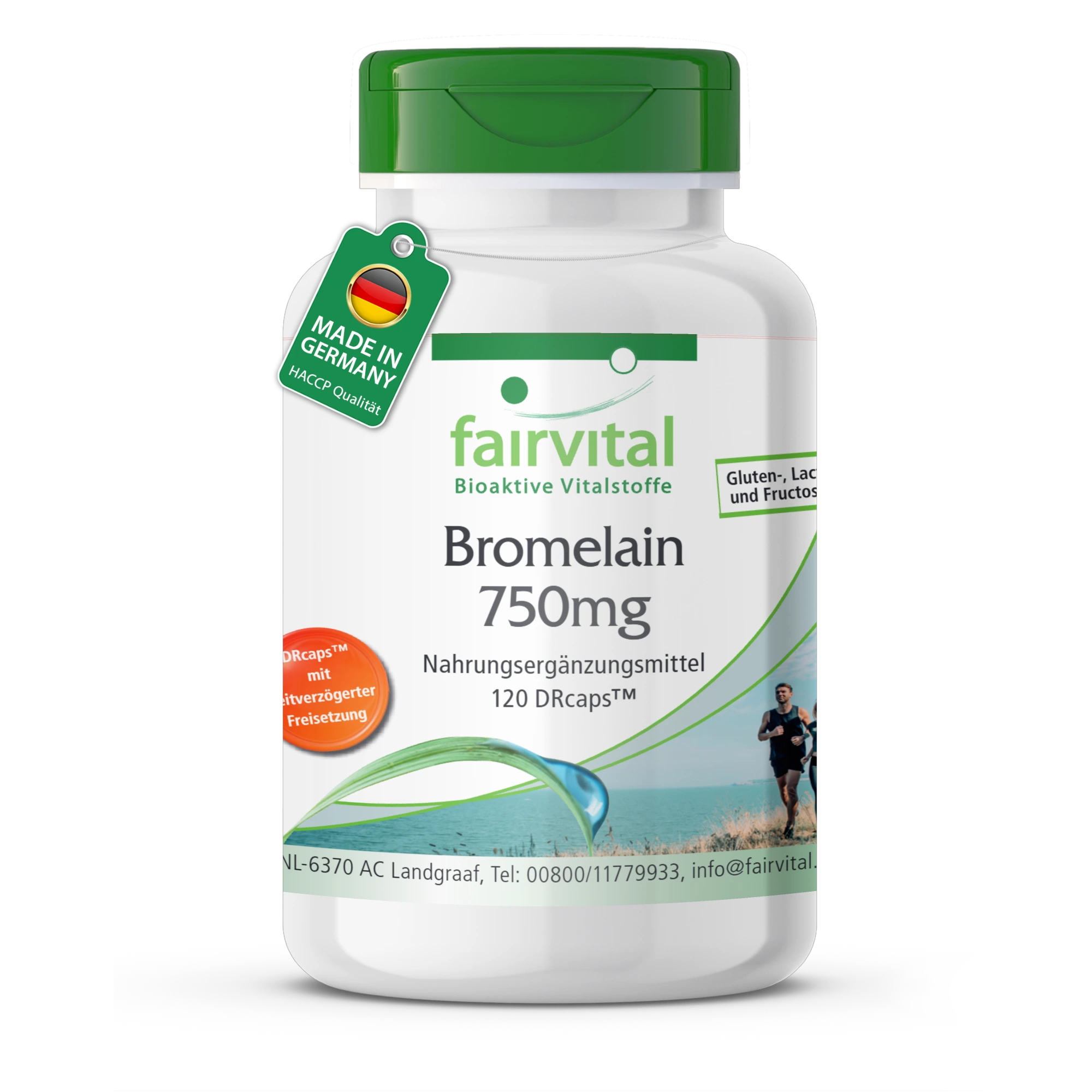 Bromelain 750mg - 120 DRCaps®