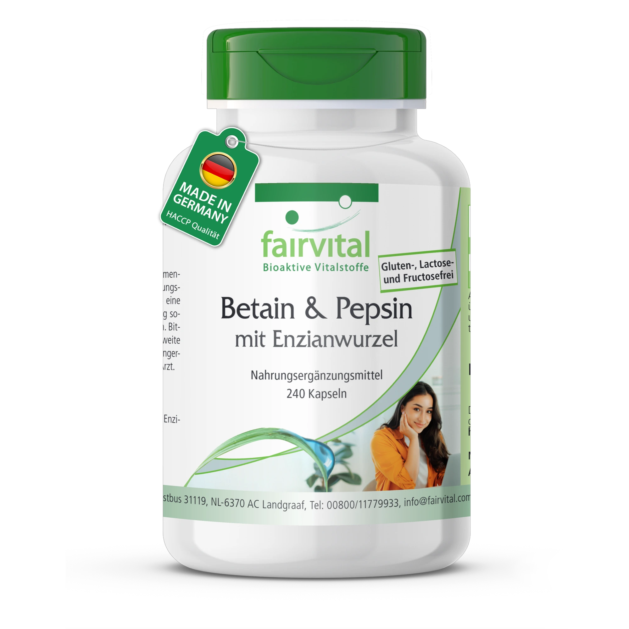 Betain & Pepsin mit Enzianwurzel