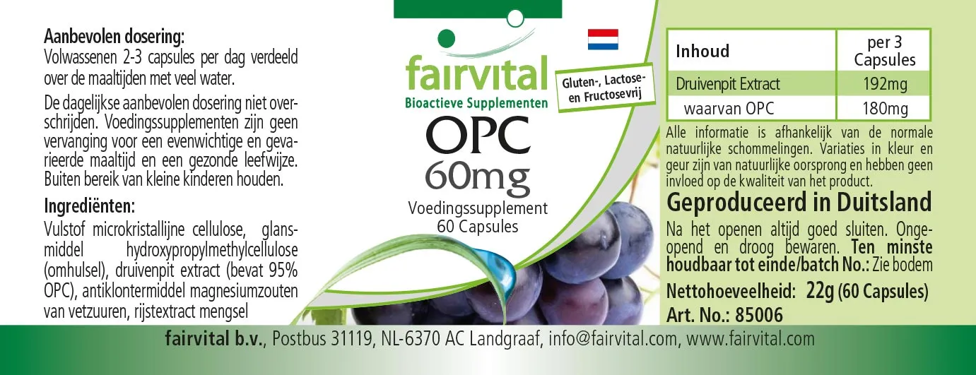 OPC 60mg – 60 capsules