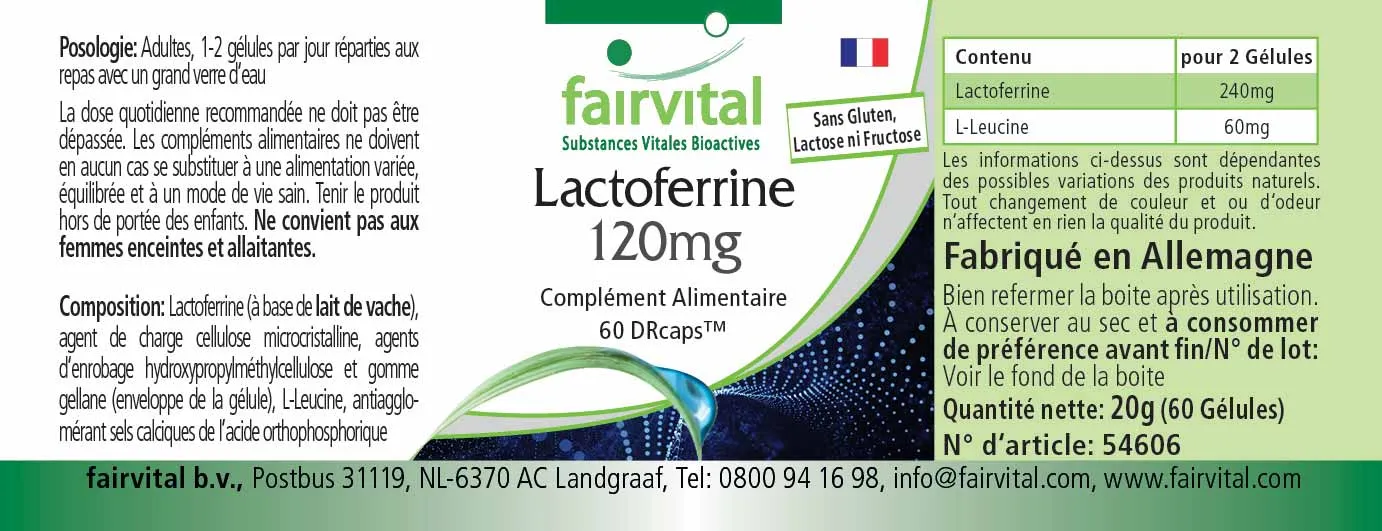 Lactoferrine 120mg - 60 DRcaps™