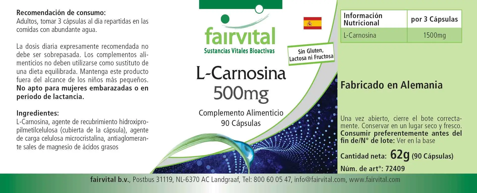 L-Carnosin 500mg