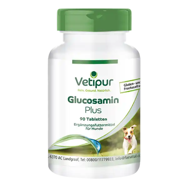 Glucosamine Plus - 90 tabletten voor honden | Vetipur