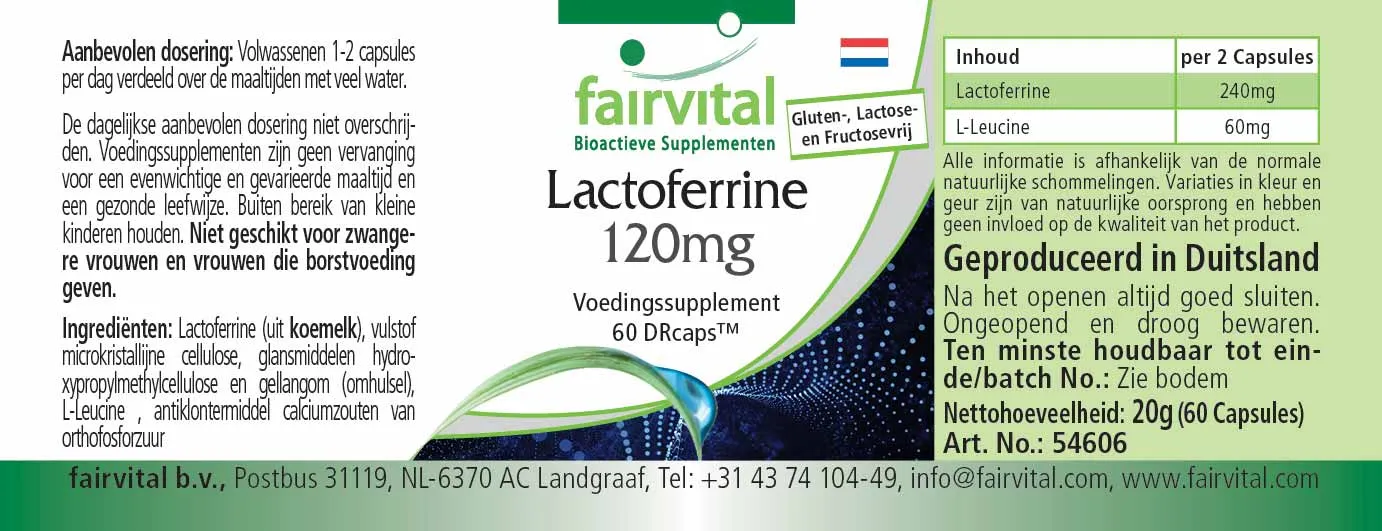 Lattoferrina 120mg - 60 DRcaps™