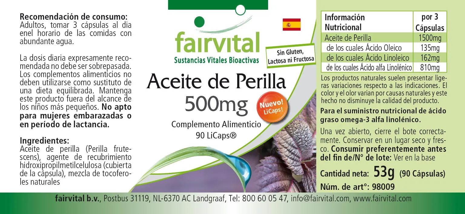 Perilla-Öl 500mg