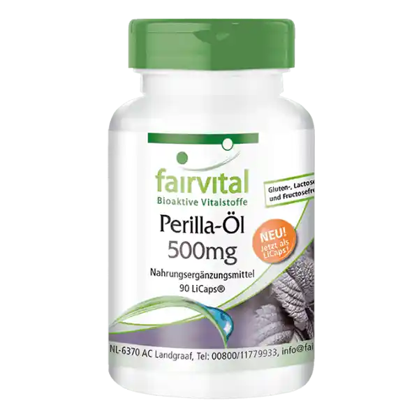 Huile de Périlla 500mg - 90 capsules molles Huile de Périlla 500mg - 90 capsules molles