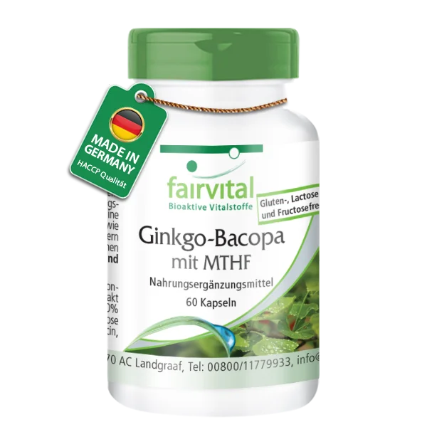 Ginkgo-Bacopa with MTHF-60 Capsules