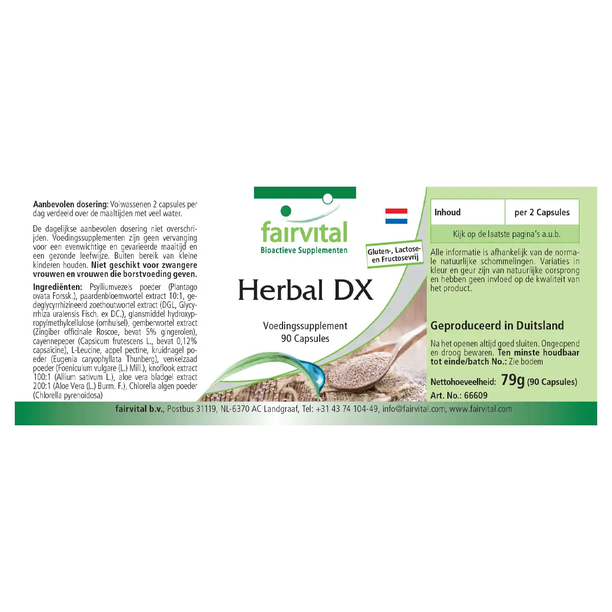 Herbal DX - 90 Cápsulas