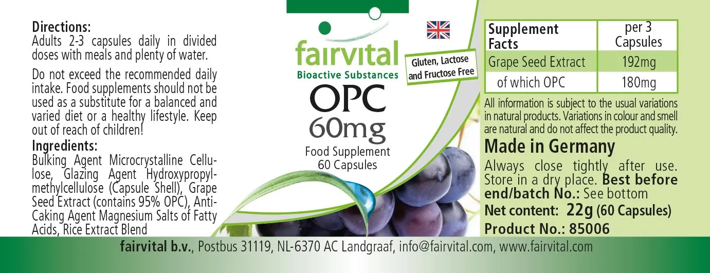 OPC 60mg – 60 capsules