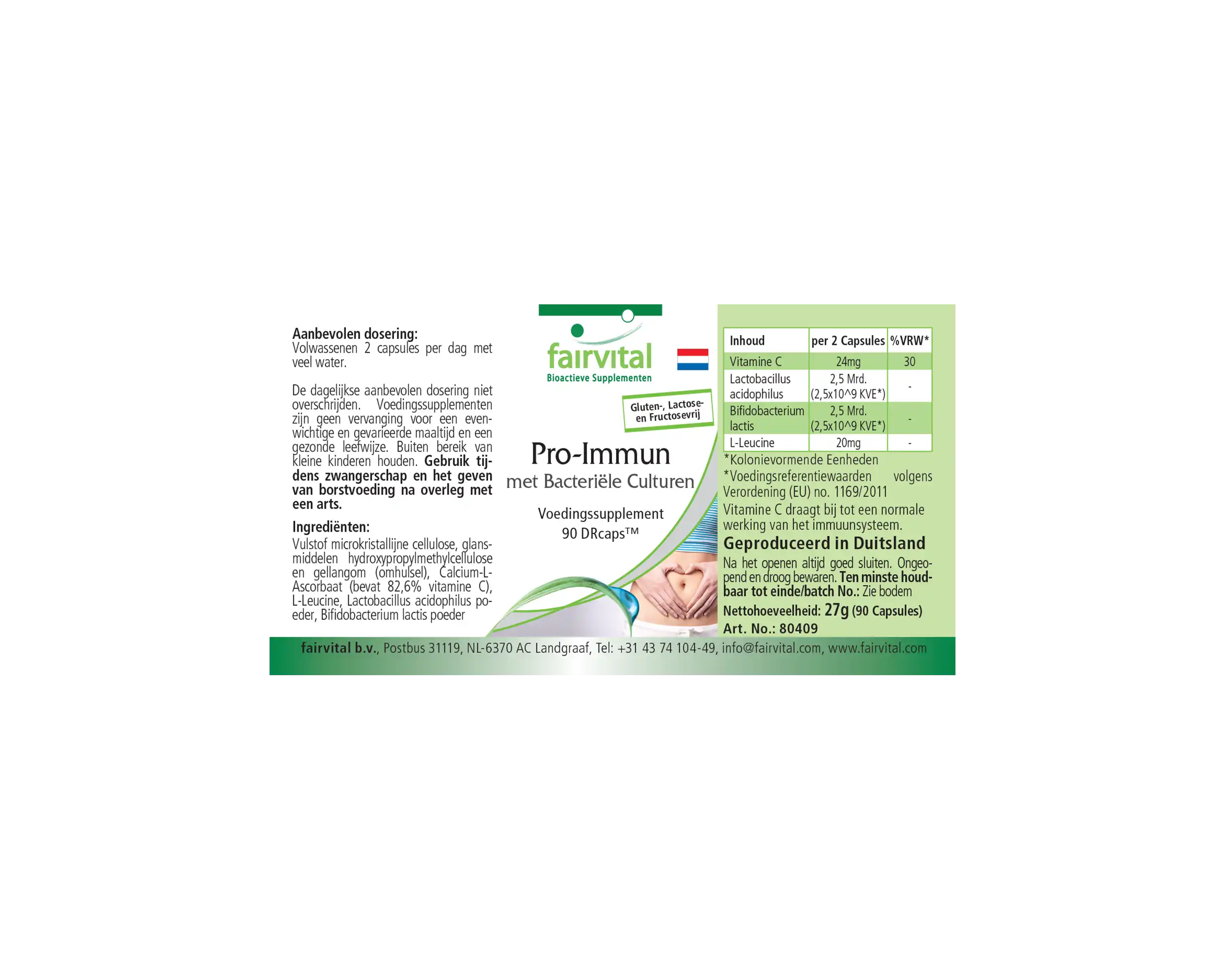 Pro-Immun with bacterial cultures - 90 Capsules