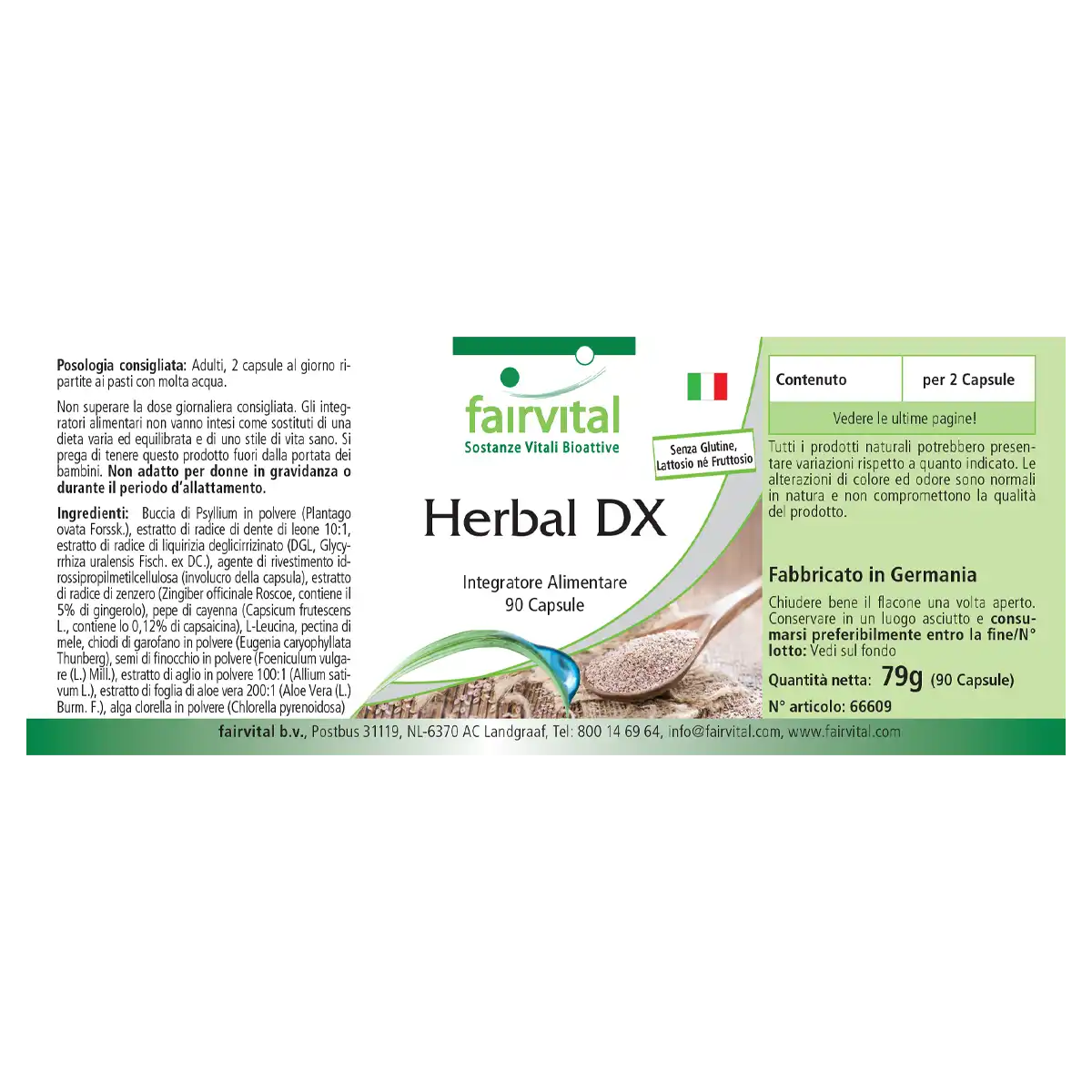 Herbal DX - 90 Cápsulas