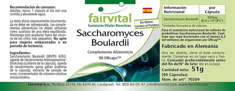 Saccharomyces boulardii - 90 DRcaps®.