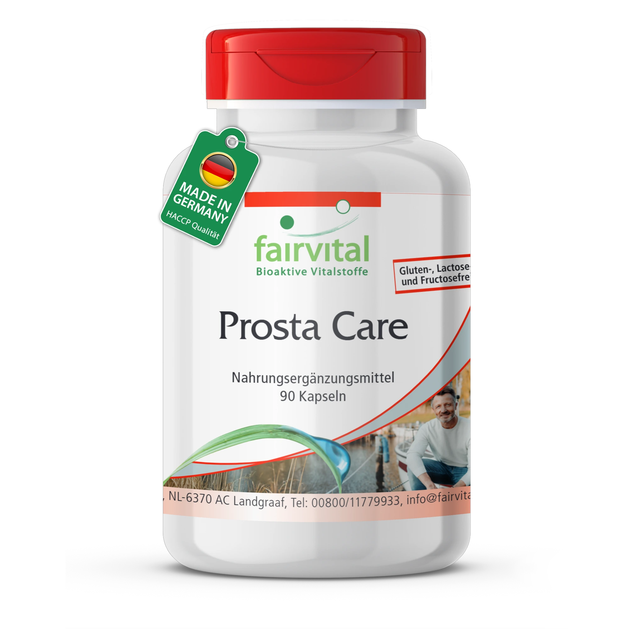 Prosta Care - 90 Kapseln - mit Zink, Selen, Lycopin uvm. - Hochdosiert und Vegan | Fairvital