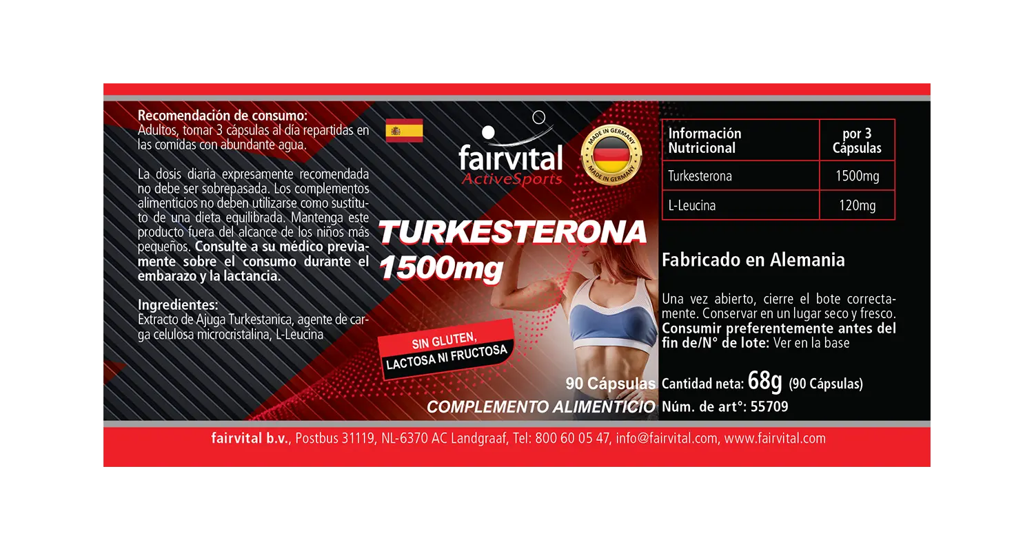 Turkesterone 1500mg - Power Booster | Fairvital