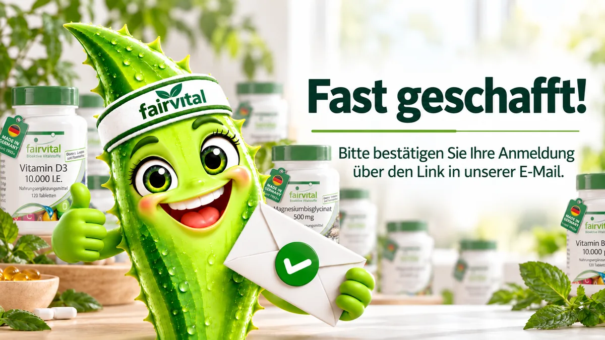 Fast geschafft! Bitte bestätige Deine Anmeldung über den Link in der E-Mail, die wir Dir gerade geschickt haben.