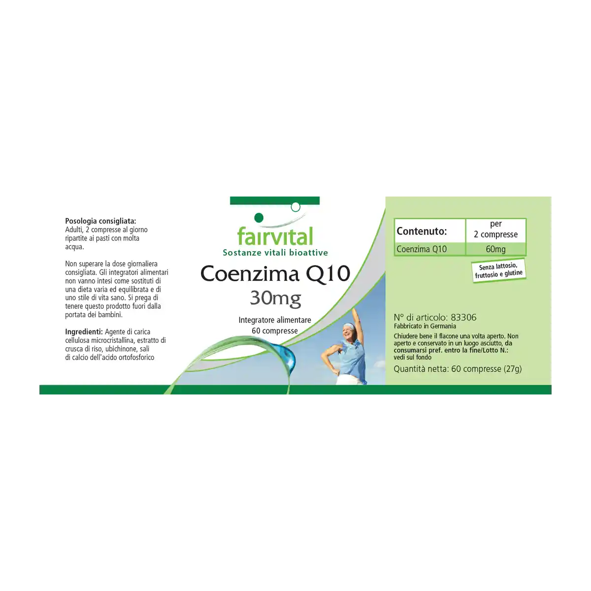 Co-Enzima Q10 30mg - 60 comprimidos
