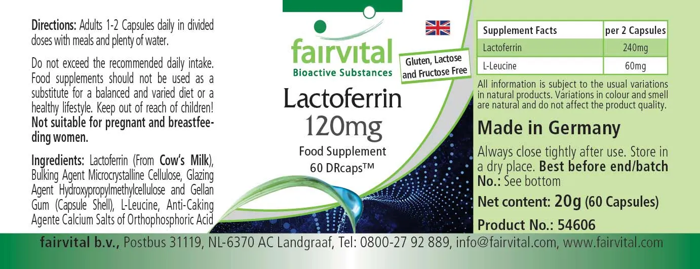 Lactoferrine 120mg - 60 DRcaps™