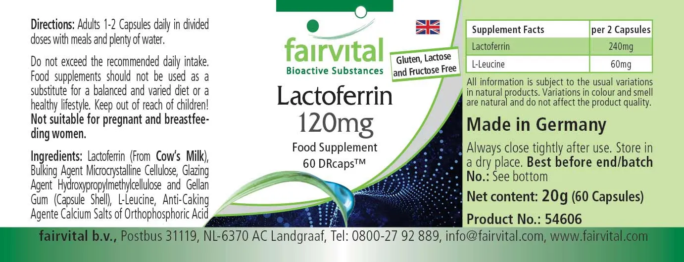 Lattoferrina 120mg - 60 DRcaps™