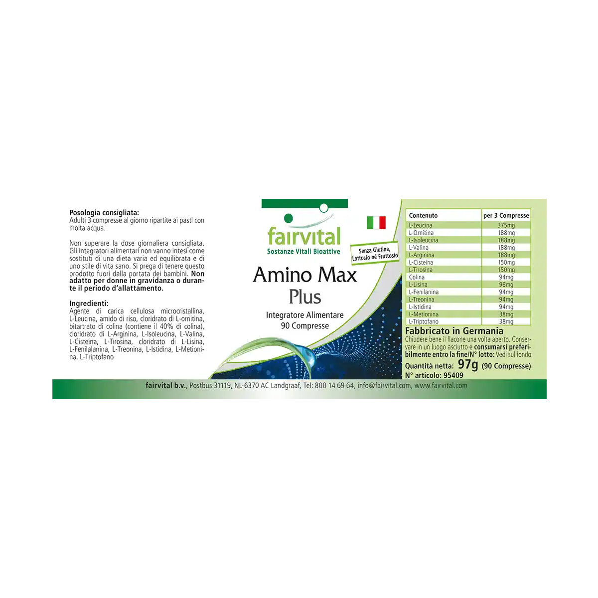 Amino Max Plus - 90 comprimés