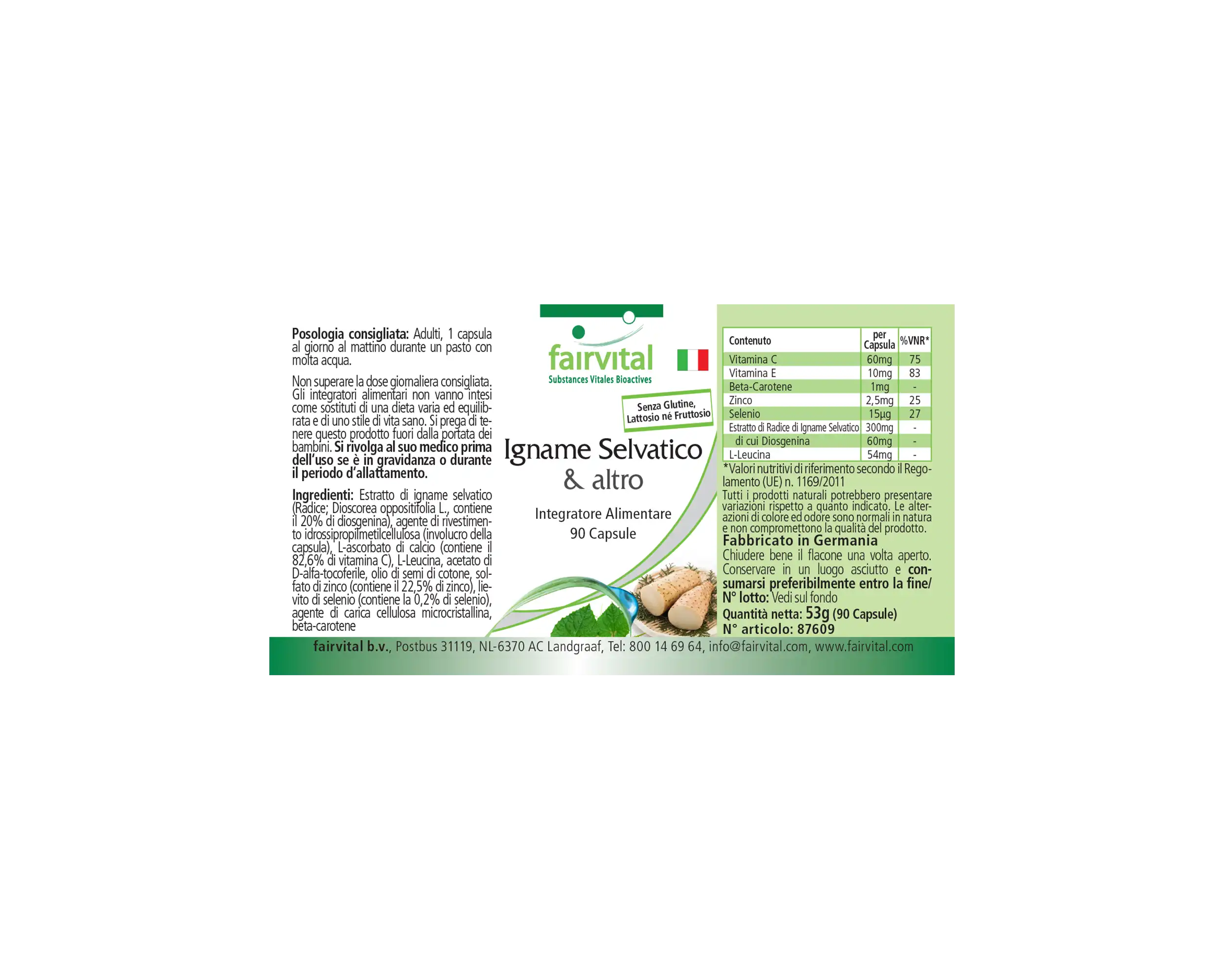 Wilde Yams Plus - 90 capsules