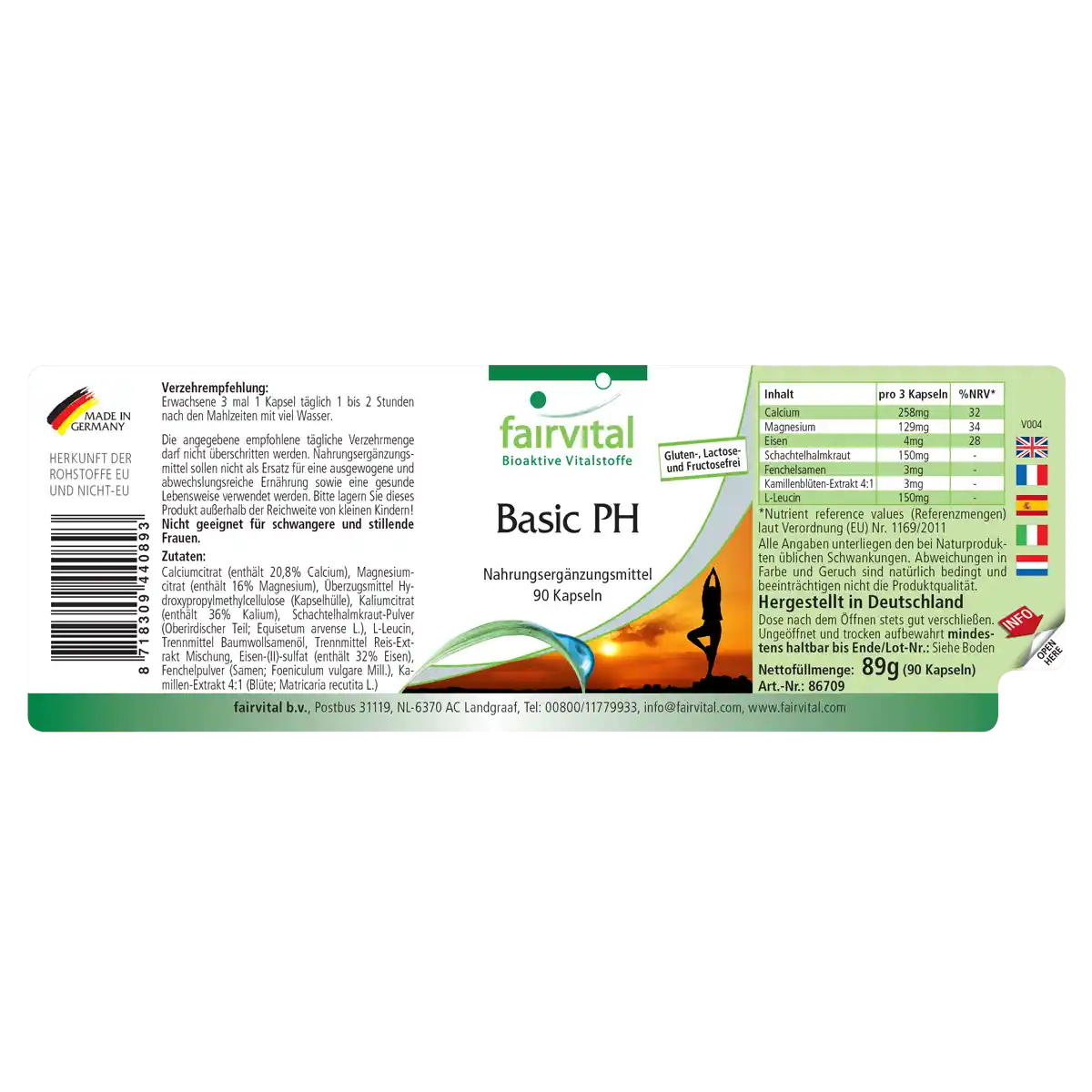 Basic PH - 90 cápsulas Basic PH - 90 cápsulas