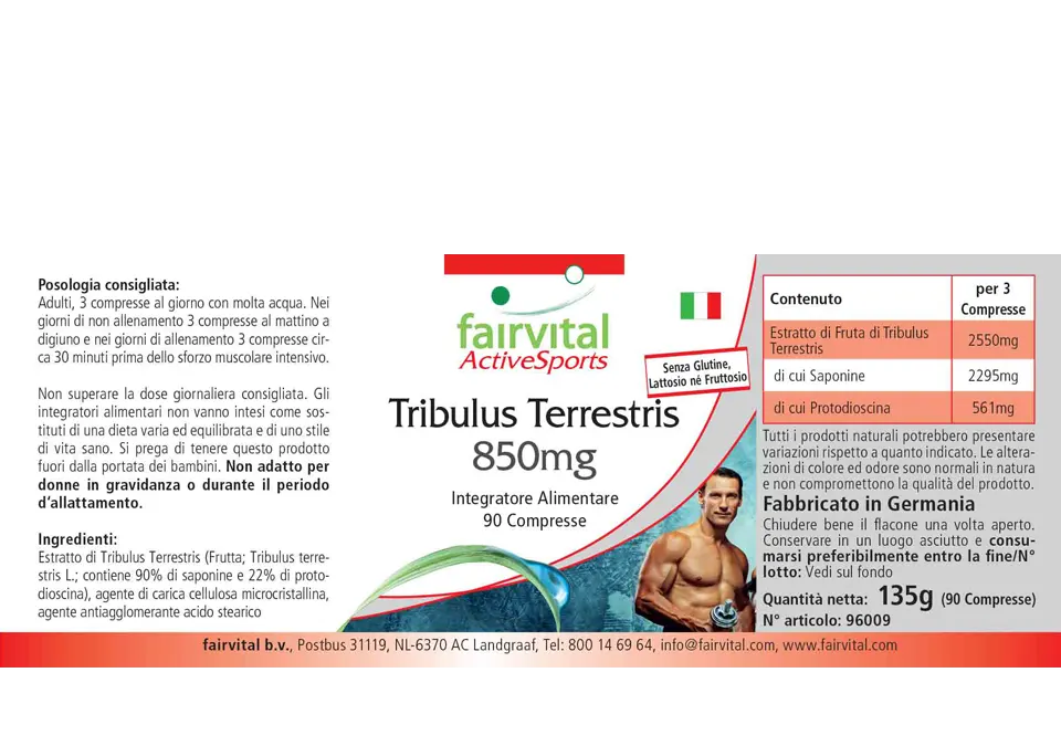 Tribulus Terrestris - 90 tablets