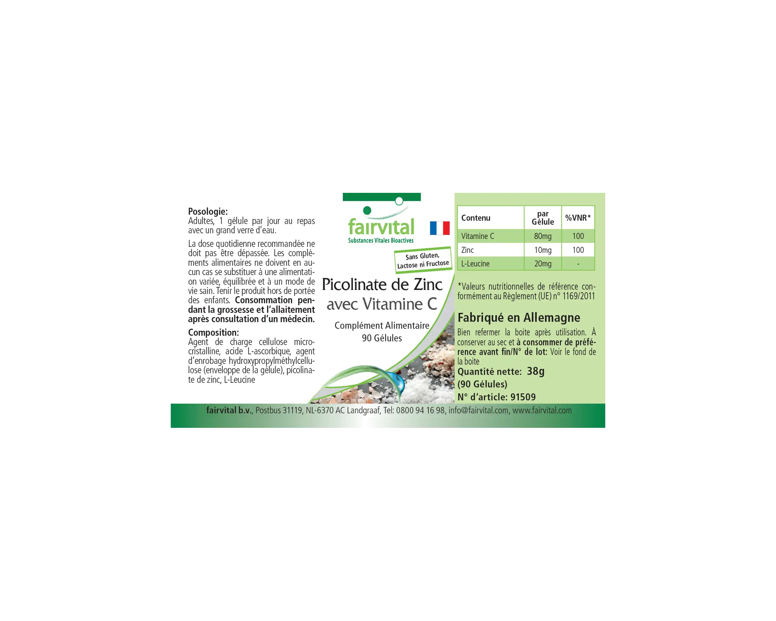 Zinkpicolinat mit Vitamin C