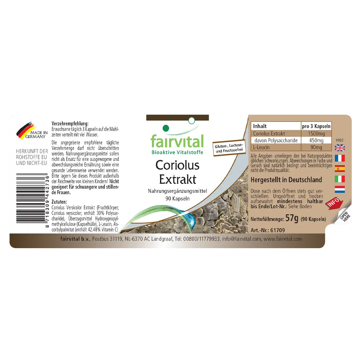 Coriolus Extrakt | Fairvital