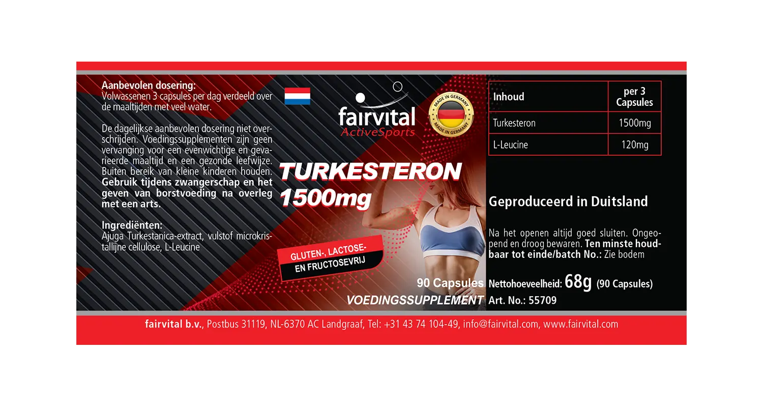 Turkesterone 1500mg - Power Booster | Fairvital