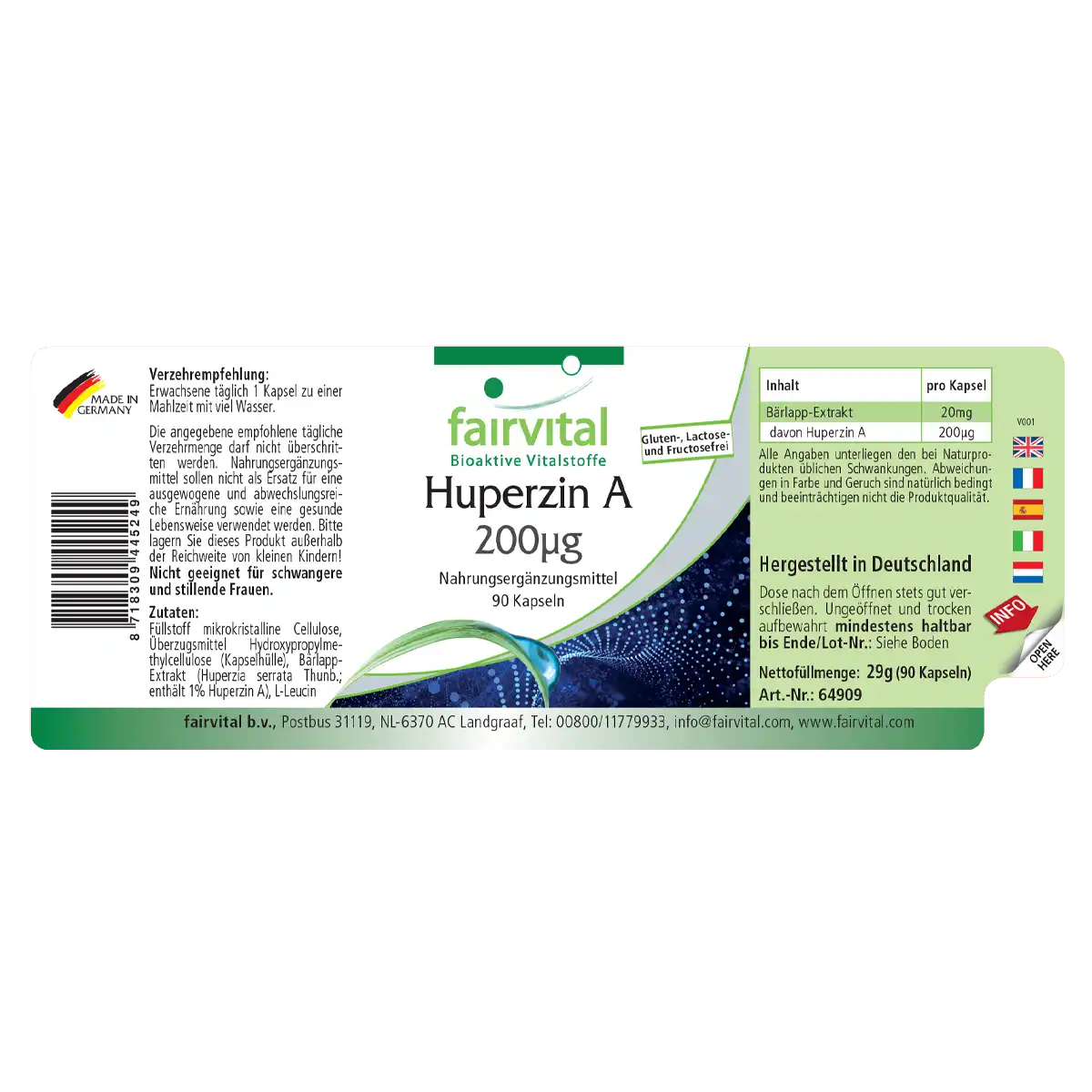 Huperzine A 200µg - 90 Capsules Huperzine A 200µg - 90 Capsules