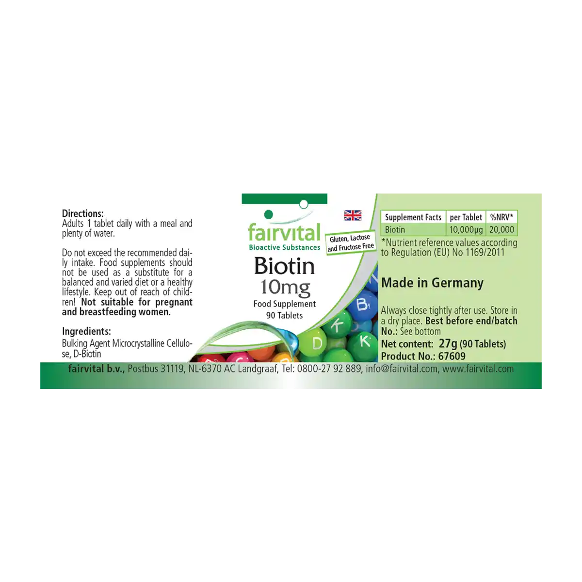 Biotine 10mg - 90 tabletten