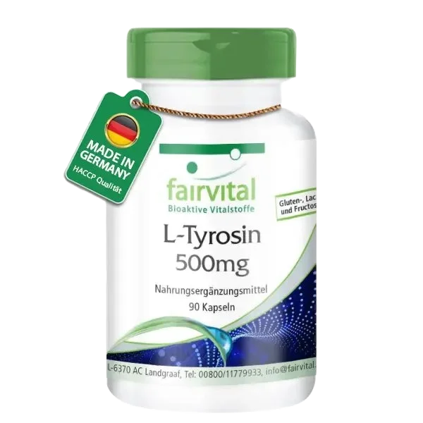 L-Tyrosine 500mg - 90 capsules L-Tyrosine 500mg - 90 capsules