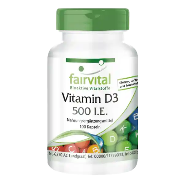 Vitamin D3 500 I.E. 100 Kapseln