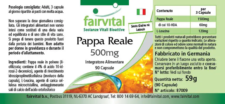 Pappa Reale 500mg - 90 Capsule