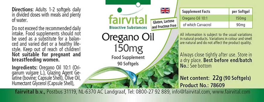 Olio di origano – 90 Softgels