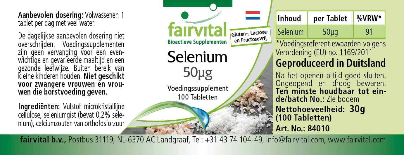 Selenium 50µg - 100 tablets