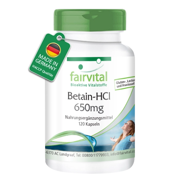 Bétaïne HCL 650mg