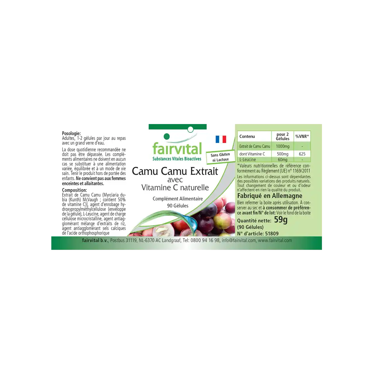 Camu Camu Extract - 90 Capsules Camu Camu Extract - 90 Capsules