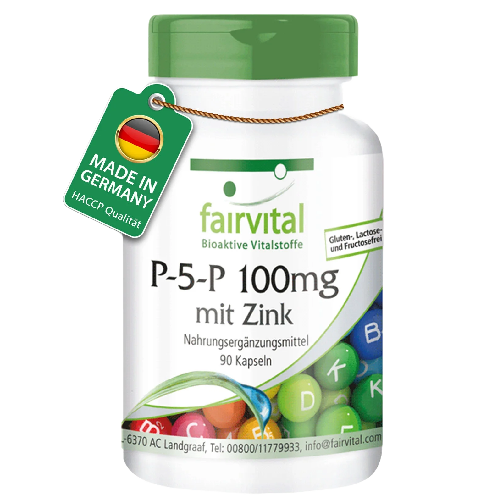 P-5-P 100 mg con Zinco – Vitamina B6 attiva – 90 capsule P-5-P 100 mg con Zinco – Vitamina B6 attiva – 90 capsule