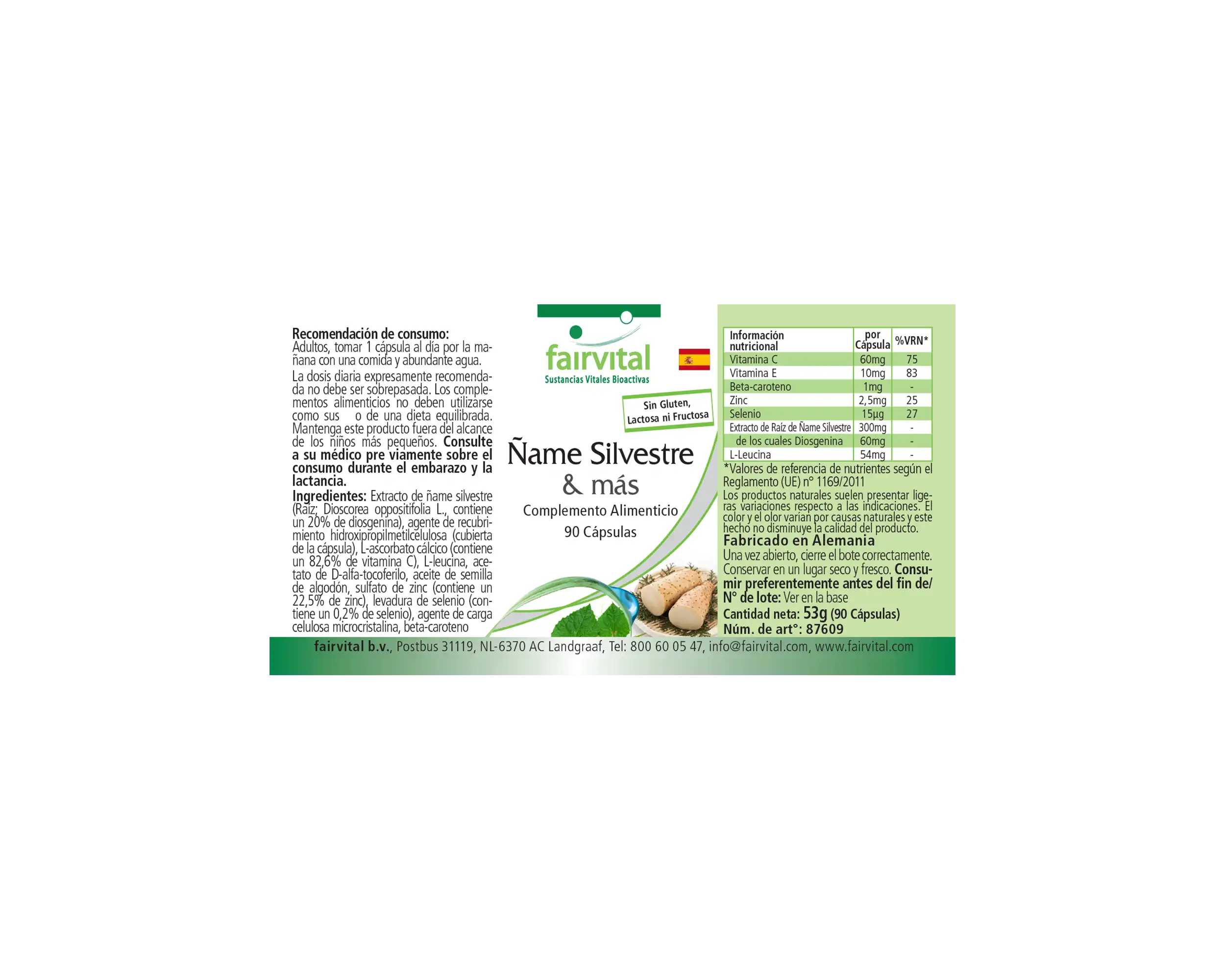 Wilde Yams Plus - 90 capsules