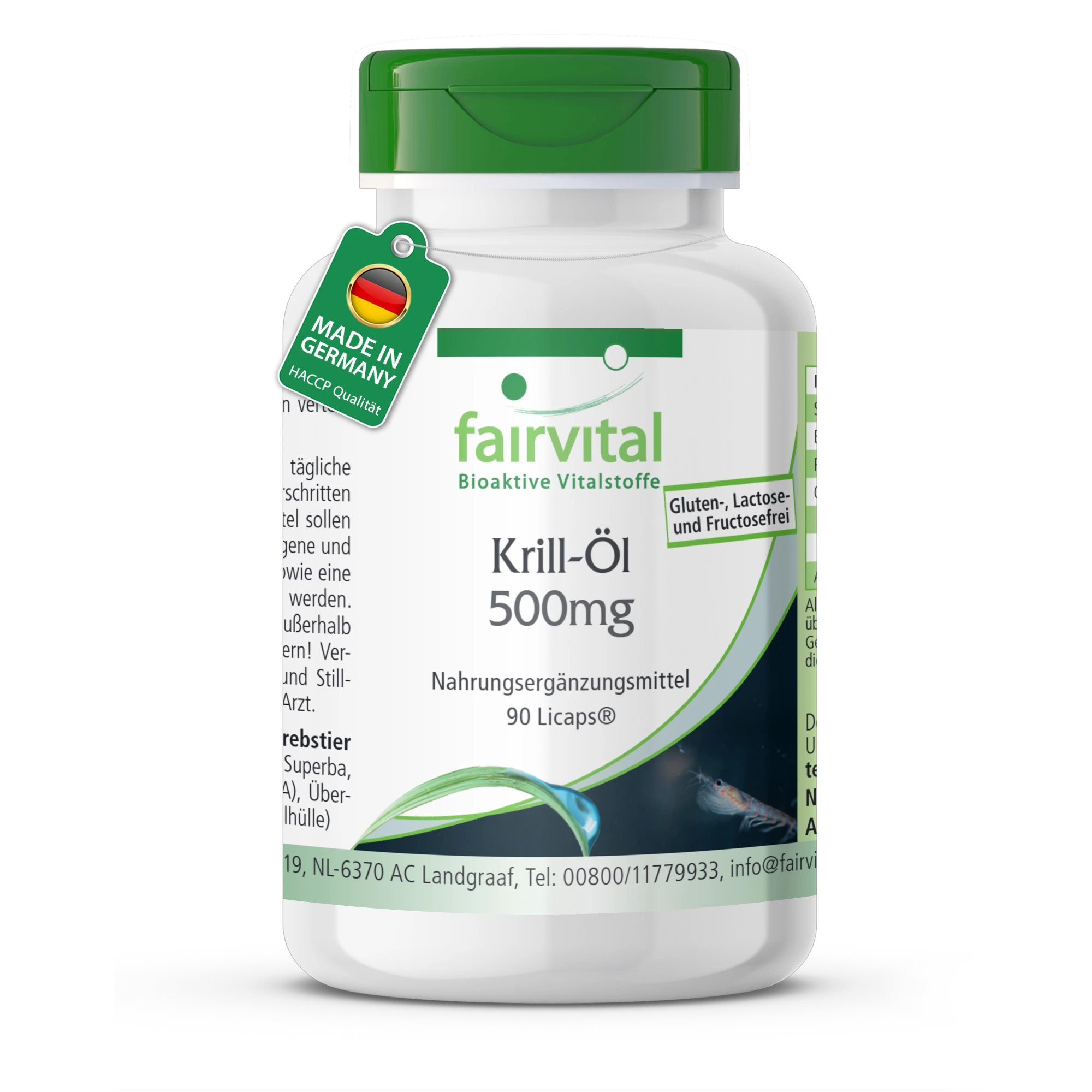 Aceite de krill 500 mg - 90 LiCaps®.
