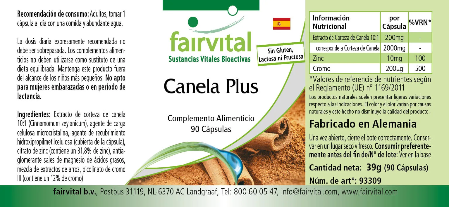 Cannella Plus – 90 capsule