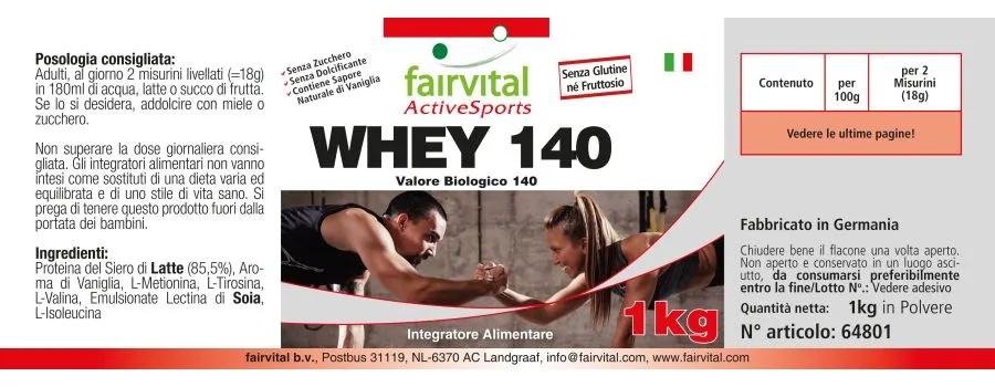 Whey 140 (1kg) Molkenprotein